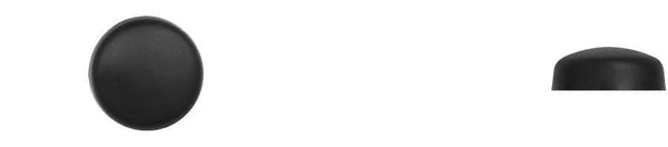 Black Nylon Screw Caps - 1/2" O.D. Used with # 10034: 50 per Bag