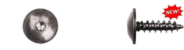 Black Zinc Torx Truss Screws - 5.5 x 20mm 15mm Head Dia: 25 per Bag