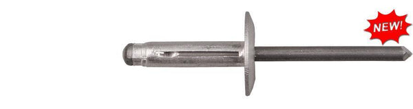 All Aluminum Split Type Rivet - 3/16" Dia 3/64"-23/64" G/R: 25 per Bag