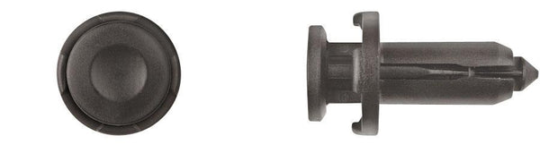 Black Nylon Bumper Fascia Ret - 9mm Hole Size 18mm Flange Size: 10 per Bag