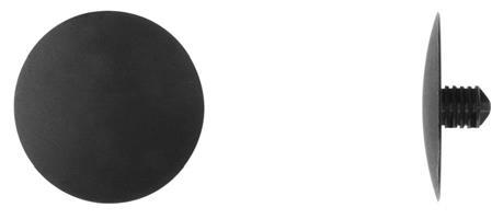 Black Nyl Hood Insulation Ret - 6mm Hole Size 9mm Stem Lgth: 15 per Bag