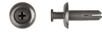 Black Nylon Phillips Screw Ret - 8mm Hole Size 26 Stem Length: 5 per Bag