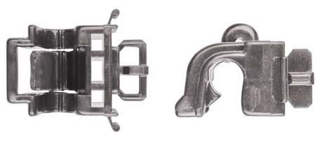 Black Nylon Rod Clips - Holds 8mm Prop Rod: 5 per Bag