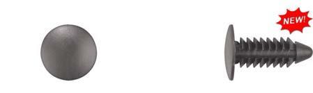 Black Radiator Grille Retainer - 19/64" Hole 3/4" Stem Length: 50 per Bag