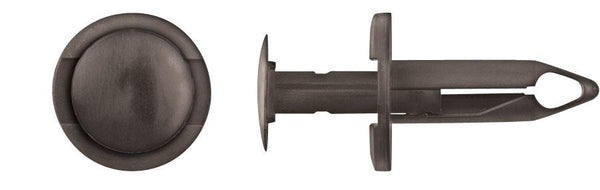 Black Nylon Fender Shield Ret - 8mm Hole Size 26mm Stem Length: 15 per Bag