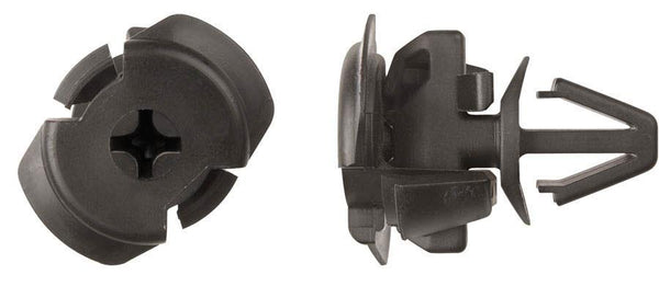 Black Nylon Radiator Retainers - 13 x 9mm Hole 34mm O.A. Lgth: 10 per Bag