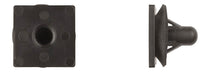Black Nylon Rear Light Grommet - 15mm Hole Size 24mm x 24mm Hd: 15 per Bag