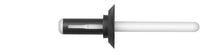 Black Nylon Blind Rivets - 1/4" Diameter G/R 1/32-3/16": 25 per Bag