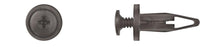 Black Nylon Phillips Screw Ret - 7mm Hole Size 23mm Stem Length: 15 per Bag