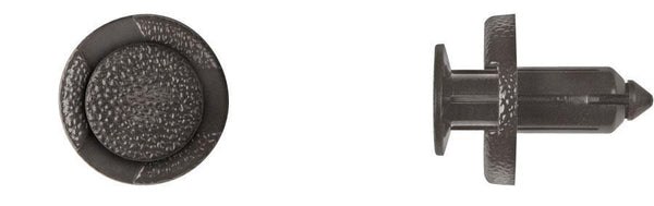 Black Nylon Radiator Retainers - 8mm Hole Size 13mm Stem Length: 25 per Bag