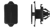 Black Nylon Moulding Clips - 17mm Hole Size 28mm O.A. Lgth: 10 per Bag