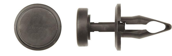 Black Nylon Light Housing Ret - 9.5mm Hole Size 23mm Stem Lgth: 25 per Bag