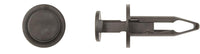 Black Nylon Push Type Ret - 8mm Hole 16.5mm Flange Size: 25 per Bag