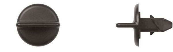 Black Nylon Twist Lock Ret - 6.5 x 12.5mm Hole Size: 25 per Bag