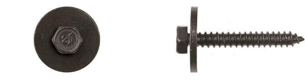 Black Hex Head Sems Screws - 4.2-1.41 x 30mm 17mm L/Washer: 15 per Bag