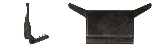 Black Nylon Moulding Clips - 42mm Tip to Tip 21mm Height: 15 per Bag