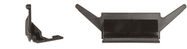 Black Nylon Moulding Clips - 22mm Wide 46mm Length: 25 per Bag