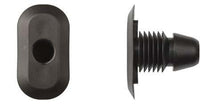 Black Nylon Bumper Retainers - 16mm Hole Size 25mm Stem Lgth: 5 per Bag