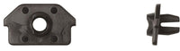 Black Nylon Bumper Grommets - 5.5-6mm Screw Size 9mm Stem: 5 per Bag