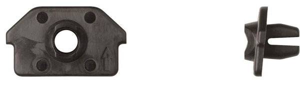 Black Nylon Bumper Grommets - 5.5-6mm Screw Size 9mm Stem: 5 per Bag