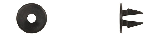 Black Nylon Fender Apron Nuts - 4.8mm Screw Size 8.5mm Hole: 25 per Bag