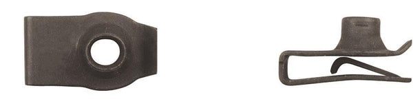 Black Short Extruded "U" Nuts - 6-1.00mm P.R. .80mm-4mm: 50 per Bag