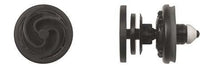 Black Nylon Door Panel Clips - 8mm Hole Size 11mm Stem Length: 15 per Bag