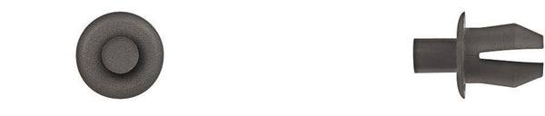 Black Nylon Fender Shield Ret - 8mm Hole Size 11mm Stem Length: 25 per Bag