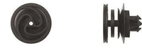 Black Nylon Door Panel Ret - 10mm Hole Size 10mm Stem Lgth: 25 per Bag