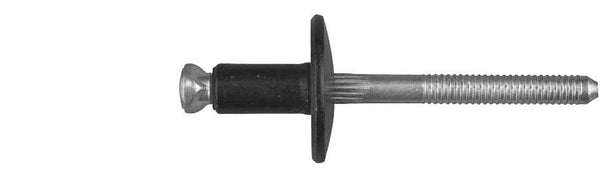 Aluminum Steel Actuator Rivets - 1/4" Diameter 3/4" Flange Size: 25 per Bag