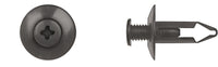 Black Nylon Phillips Screw Ret - 8mm Hole Size 22mm Stem Length: 15 per Bag