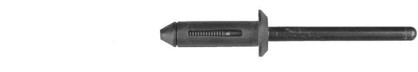 Black Nylon Blind Rivets - 3/16"(4.95mm) Dia G/R 1/8-1/4": 25 per Bag