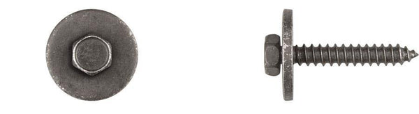 Black Loose Washer Sems Screws - 4.2-1.41 x 25mm 7mm Hx 17mm OD: 50 per Bag