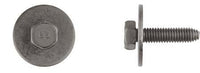 Black Finish Hex Body Bolts - 6-1.00x25mm 10mm Hx 24mm: 25 per Bag