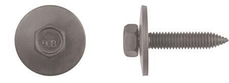 Black Phosphate Hex Body Bolts - 6-1.00x30mm 10mm Hx 24mm: 50 per Bag