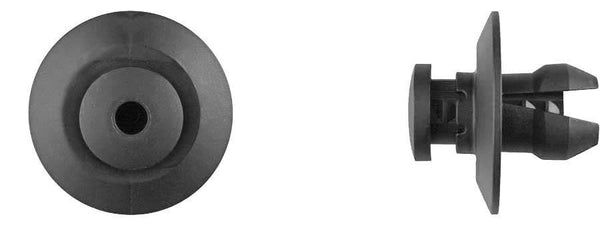 Black Nylon Fuel Tank Retainer - 10mm Hole Size 12mm Stem Lgth: 25 per Bag