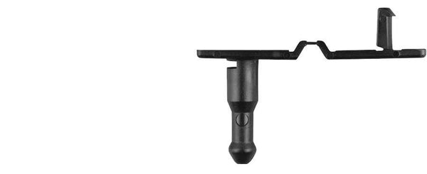 Black Nylon Fascia Pin Ret - 3.3mm Panel Thick 19.7mm Stem: 15 per Bag