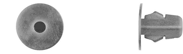 Black Nylon Hood & Fender Nuts - 12 Screw Size 9mm Hole Size: 15 per Bag