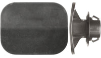 Black Nylon Rocker Mldg Ret - 22mm Hole Size 10mm Stem Lgth: 5 per Bag