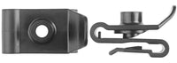 Black Nylon "U" Nuts - 12 Screw Grip Range Up To 1mm: 10 per Bag