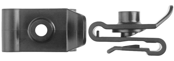 Black Nylon "U" Nuts - 12 Screw Grip Range Up To 1mm: 10 per Bag