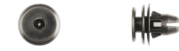 Black Nylon Tail Light Ret - 9mm Hole 13mm Stem Length: 15 per Bag