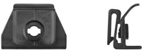 Black Nylon Front Bumper Ret - 35mm Width 25mm Length: 10 per Bag