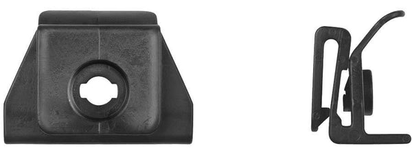 Black Nylon Front Bumper Ret - 35mm Width 25mm Length: 10 per Bag
