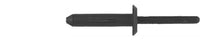 Black Nylon Blind Rivets - 13/64" Dia G/R 15/64 - 25/64": 100 per Bag
