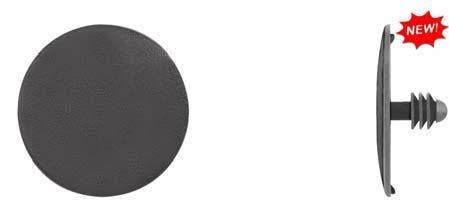Black Hood Insul Retainers - 6mm Hole Size 6mm Stem Lgth: 15 per Bag