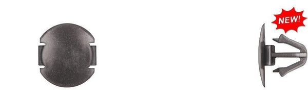 Black Nylon Fender Liner Ret - 8mm Hole Size 10mm Stem Lgth: 25 per Bag