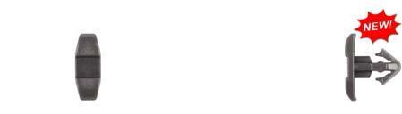 Black Nylon Hood Seal Ret - 5mm Hole Size 8mm Stem Lgth: 25 per Bag