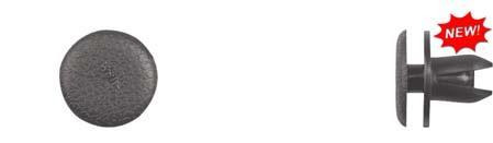 Black Rear Door Trim Retainers - 7mm Hole 10mm Stem Length: 15 per Bag