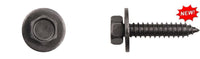 Black Hex Head Sems Screws - 6.3-1.81 x 30mm 17mm L/Washer: 50 per Bag
